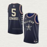 Camiseta Anthony Edwards NO 5 Minnesota Timberwolves All Star 2024 Azul
