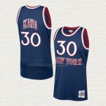 Camiseta Bernard King NO 30 New York Knicks Mitchell & Ness 1982-83 Azul