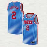 Camiseta Blake Griffin NO 2 Brooklyn Nets Classic 2020-21 Azul