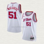 Camiseta Boban Marjanovic NO 51 Houston Rockets Ciudad 2023-24 Blanco
