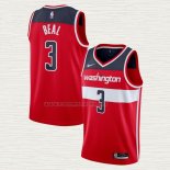 Camiseta Bradley Beal NO 3 Washington Wizards Icon Rojo