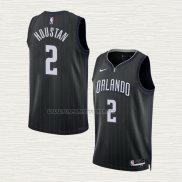 Camiseta Caleb Houstan NO 2 Orlando Magic Ciudad 2022-23 Negro