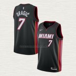Camiseta Goran Dragic NO 7 Miami Heat Icon 2020-21 Negro