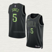 Camiseta Herbert Jones NO 5 New Orleans Pelicans Ciudad 2023-24 Negro