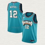 Camiseta Ja Morant NO 12 Memphis Grizzlies Classic Verde