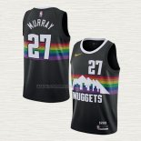 Camiseta Jamal Murray NO 27 Denver Nuggets Ciudad 2019-20 Negro
