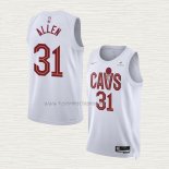 Camiseta Jarrett Allen NO 31 Cleveland Cavaliers Association 2022-23 Blanco