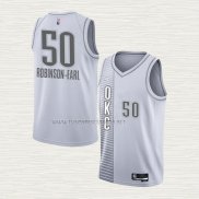 Camiseta Jeremiah Robinson-Earl NO 50 Oklahoma City Thunder Ciudad 2021-22 Blanco