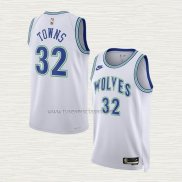 Camiseta Karl-Anthony Towns NO 32 Minnesota Timberwolves Classic 2023-24 Blanco