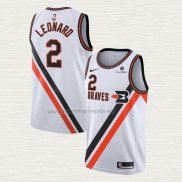 Camiseta Kawhi Leonard NO 2 Los Angeles Clippers Classic 2019-20 Blanco