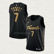 Camiseta Kyle Lowry NO 7 Toronto Raptors Ciudad 2019-20 Negro