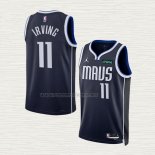 Camiseta Kyrie Irving NO 11 Dallas Mavericks Statement 2022-23 Azul