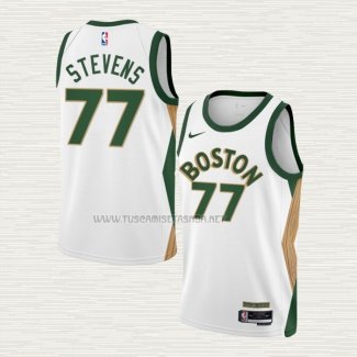 Camiseta Lamar Stevens NO 77 Boston Celtics Ciudad 2023-24 Blanco