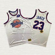 Camiseta Lebron James NO 23 Tune Squad Blanco