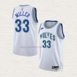 Camiseta Leonard Miller NO 33 Minnesota Timberwolves Classic 2023-24 Blanco