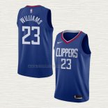 Camiseta Lou Williams NO 23 Los Angeles Clippers Icon 2020-21 Azul
