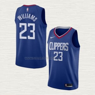 Camiseta Lou Williams NO 23 Los Angeles Clippers Icon 2020-21 Azul