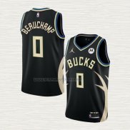 Camiseta Marjon Beauchamp NO 0 Milwaukee Bucks Statement 2022-23 Negro