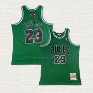 Camiseta Michael Jordan NO 23 Chicago Bulls Retro Verde