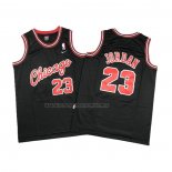 Camiseta Michael Jordan NO 23 Nino Chicago Bulls Negro3