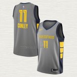 Camiseta Mike Conley NO 11 Memphis Grizzlies Ciudad Gris