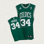 Camiseta Paul Pierce NO 34 Boston Celtics Verde