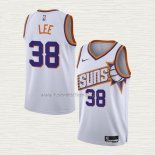 Camiseta Saben Lee NO 38 Phoenix Suns Association 2023-24 Blanco