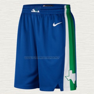 Pantalone Dallas Mavericks Ciudad 2022-23 Azul