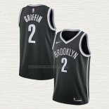 Camiseta Blake Griffin NO 2 Brooklyn Nets Icon 2020-21 Negro