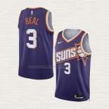 Camiseta Bradley Beal NO 3 Phoenix Suns Icon 2023-24 Violeta