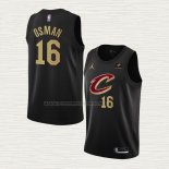 Camiseta Cedi Osman NO 16 Cleveland Cavaliers Statement 2022-23 Negro