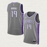 Camiseta Chima Moneke NO 19 Sacramento Kings Ciudad 2022-23 Gris