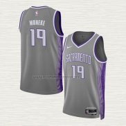 Camiseta Chima Moneke NO 19 Sacramento Kings Ciudad 2022-23 Gris