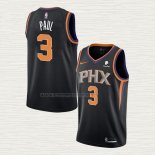 Camiseta Chris Paul NO 3 Phoenix Suns Statement 2021 Negro