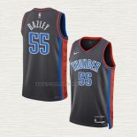 Camiseta Darius Bazley NO 55 Oklahoma City Thunder Ciudad 2022-23 Gris