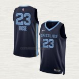 Camiseta Derrick Rose NO 23 Memphis Grizzlies Icon Azul