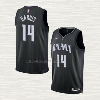 Camiseta Gary Harris NO 14 Orlando Magic Ciudad 2022-23 Negro