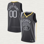 Camiseta Golden State Warriors Personalizada Statement Gris