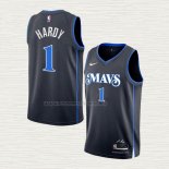 Camiseta Jaden Hardy NO 1 Dallas Mavericks Ciudad 2023-24 Azul
