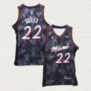 Camiseta Jimmy Butler NO 22 Miami Heat Fashion Royalty Negro