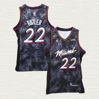 Camiseta Jimmy Butler NO 22 Miami Heat Fashion Royalty Negro