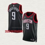 Camiseta Josh Christopher NO 9 Houston Rockets Statement 2023-24 Negro