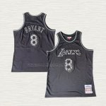 Camiseta Kobe Bryant NO 8 Los Angeles Lakers Mitchell & Ness 1996-97 Negro Swingman