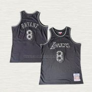 Camiseta Kobe Bryant NO 8 Los Angeles Lakers Mitchell & Ness 1996-97 Negro Swingman