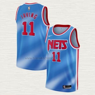 Camiseta Kyrie Irving NO 11 Brooklyn Nets Classic 2020-21 Azul