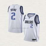 Camiseta Kyrie Irving NO 2 Nino Dallas Mavericks Association Blanco