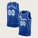 Camiseta Los Angeles Lakers Personalizada Hardwood Classics 2020-21 Azul