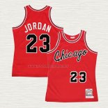 Camiseta Michael Jordan NO 23 Chicago Bulls Mitchell & Ness 1984-85 Rojo