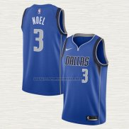 Camiseta Nerlens Noel NO 3 Dallas Mavericks Icon Azul