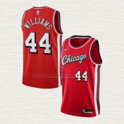Camiseta Patrick Williams NO 44 Chicago Bulls Ciudad 2021-22 Rojo